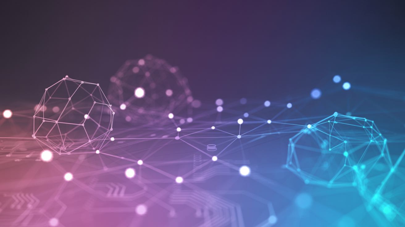 Modern AI workspace with automation technology